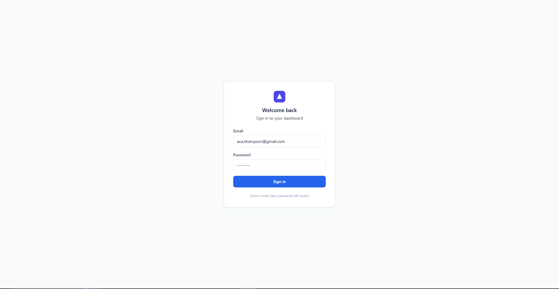 Admin Dashboard